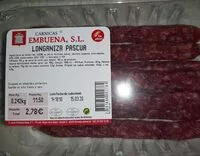 Mängden socker i Longaniza de pascua