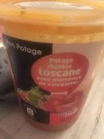 Mängden socker i Potage, recette toscane avec morceaux de courgettes