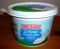 Mängden socker i Crème fraîche allégée