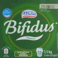 Mängden socker i Bifidus nature