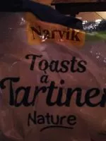 Mängden socker i Toasts à tartiner