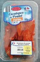 Mängden socker i Escalopes de poulet au paprika