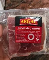 Mängden socker i Jamón curado tacos argal