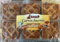 Mängden socker i Carrés fourrés aux amandes