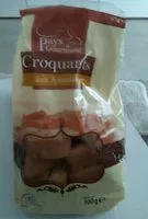 Mängden socker i croquants aux amandes