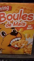 Mängden socker i Boules de Maïs au Miel