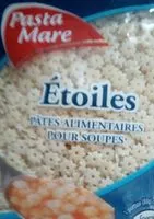 Mängden socker i Étoiles pâtes alimentaires pour soupes