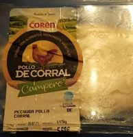 Mängden socker i Pollo de corral campero