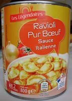 Mängden socker i Ravioli Pur Bœuf, Sauce Italienne