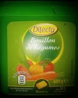 Mängden socker i Bouillon de Légumes