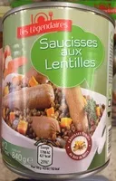 Mängden socker i Saucisse aux lentilles