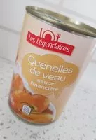 Mängden socker i Quenelles de veau sauce financière