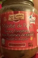 Mängden socker i Mitonné d'agneau Braisé aux Haricots