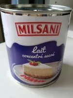 Mängden socker i Lait concentré sucré