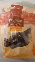Mängden socker i Pruneaux d'Agen avec noyaux géants