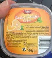 Mängden socker i Lamelles d’oranges confites