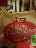 Mängden socker i Mélange fruits secs non salés