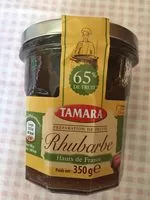 Mängden socker i Confiture de rhubarbe