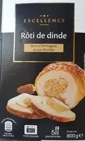 Mängden socker i Rôti de dinde farce armagnac et morilles