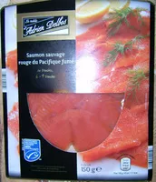 Mängden socker i Saumon Sauvage Rouge du Pacifique Fumé