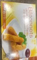 Mängden socker i Bâtonnets de mozzarella panés