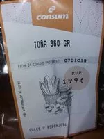 Mängden socker i Toña 360gr