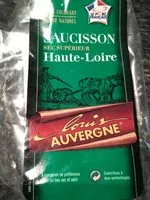 Mängden socker i Saucisse sèche courbe supérieure j'te- loire