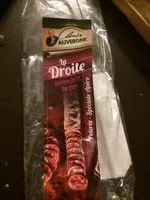 Mängden socker i Saucisse sèche pur porc droite