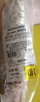 Mängden socker i Saucisse seche pur porc