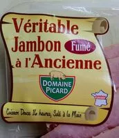 Mängden socker i Jambon à l'ancienne fumé cuit sans couenne