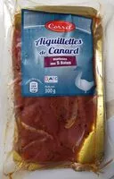 Mängden socker i Aiguillettes de canard