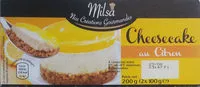Mängden socker i Cheesecake au citron
