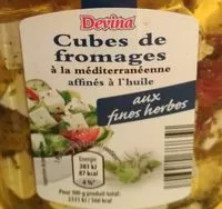 Mängden socker i Cubes de fromage à la Méditerranéenne
