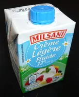 Mängden socker i Crème Légère Fluide (12 % MG)