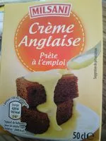 Mängden socker i Crème anglaise prête à l'emploi