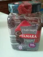 Mängden socker i Confiture 3 fruits rouges 450gros