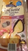 Mängden socker i Raclette en tranches duo oignons ail
