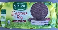 Mängden socker i Galettes de riz au chocolat