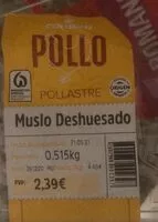 Mängden socker i Muslo deshuesado