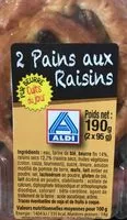 Mängden socker i Pain au raisin