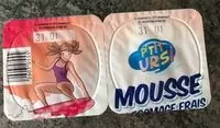 Mängden socker i Mousse Fromage Frais