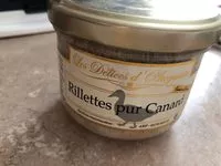 Mängden socker i Rillettes de Canard