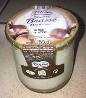 Mängden socker i Yaourt Brassé Marrons
