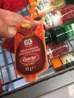 Mängden socker i Pieces de monnaie au chocolat au lait