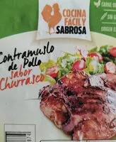 Mängden socker i Contramuslo de pollo sabor churrasco