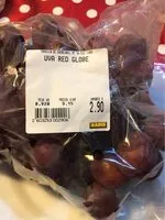 Mängden socker i Uva red globe