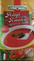 Mängden socker i Potage tomates oignons basilic