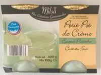 Mängden socker i Petit pot de creme au caramel cuit au four