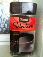 Mängden socker i Café soluble sélection