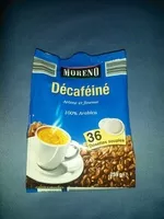 Mängden socker i Décaféiné  capsules souples